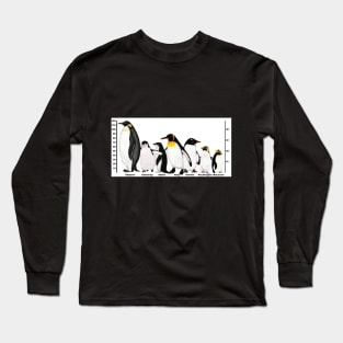 Antarctic Penguins Height Long Sleeve T-Shirt